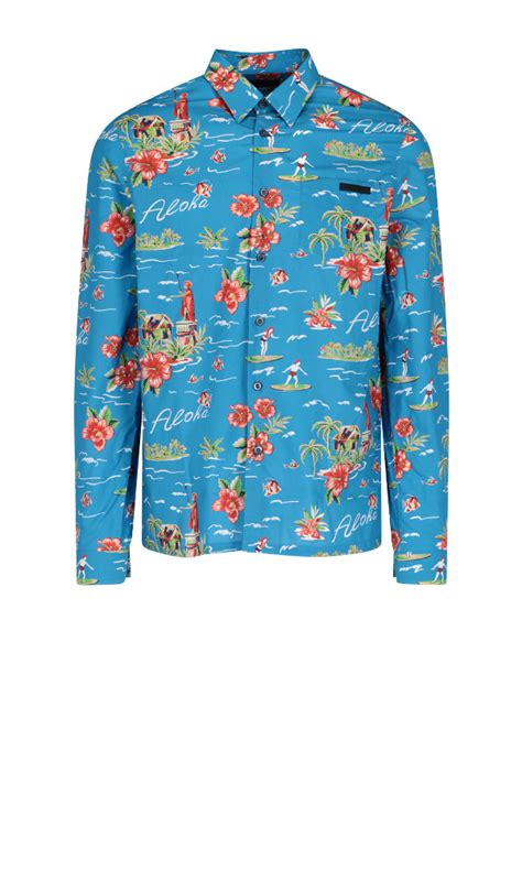 prada ahirt|prada hawaiian shirts.